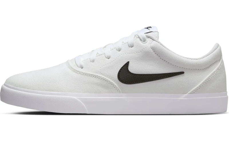 Nike Charge CNVS White/Black-White-Gum Light Brown 4 UK