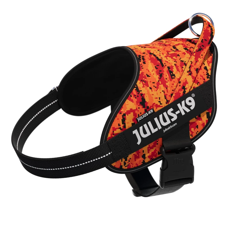 Julius-K9 Power&More Dog Harness with Patches, Size: XL, Pixeljuice