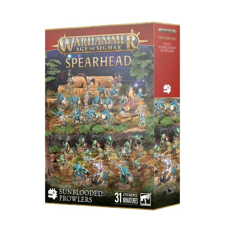 Games Workshop - Warhammer - Age of Sigmar - Spearhead: Seraphon - Sunblooded Prowlers