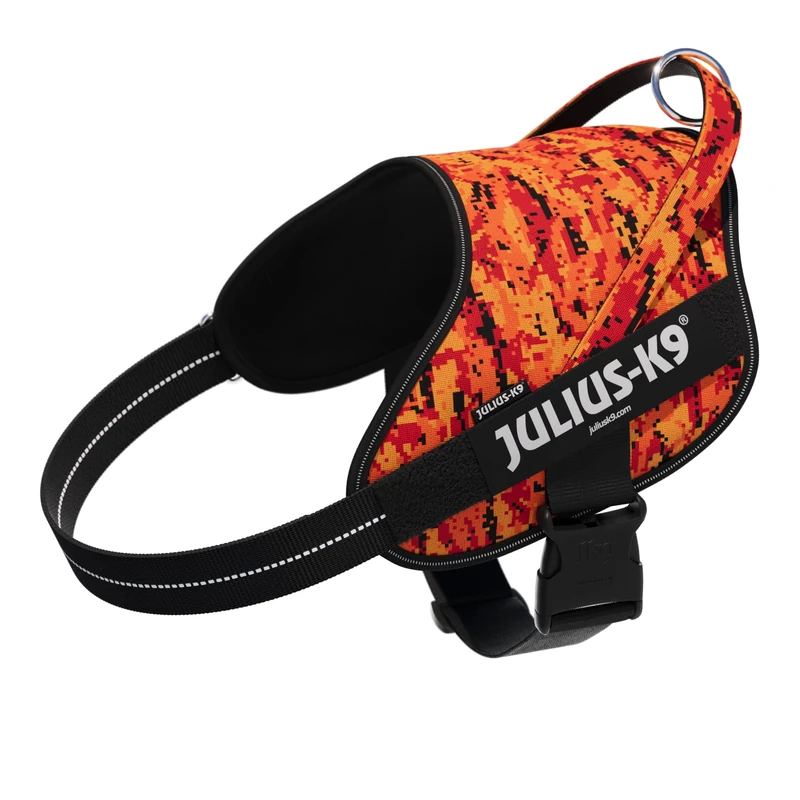 Julius-K9 Power&More Dog Harness with Patches, Size: 2XL, Pixeljuice