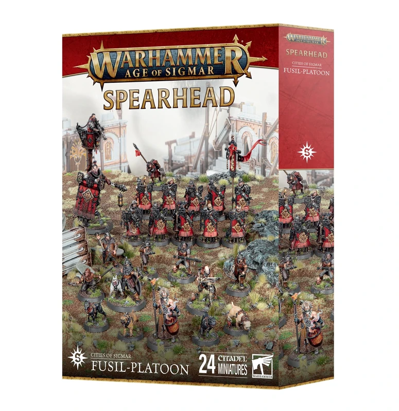Games Workshop - Warhammer - Age of Sigmar - Spearhead: Cities of Sigmar - Fusil Platoon