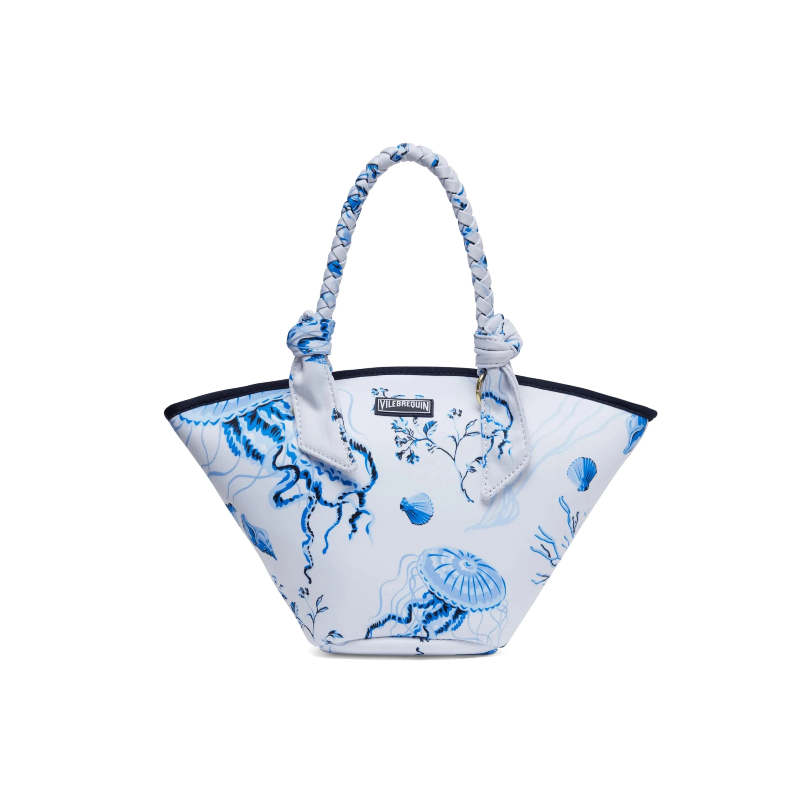 Vilebrequin, Neoprene Beach Bag Medusa and Shells, T.U., White