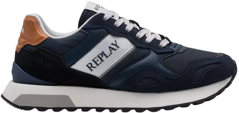 Replay Men's GMSG6 Trainers, 040 Navy, 43 EU, 040 Navy, 9.5 UK