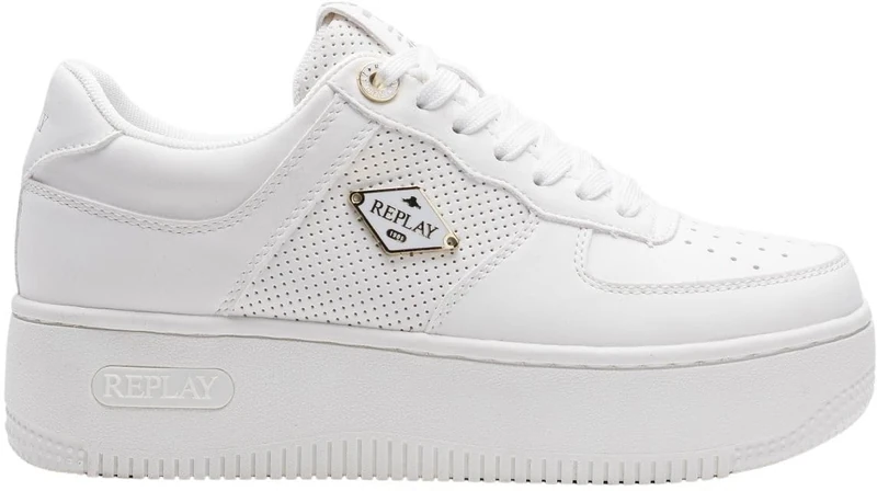 Replay Women's GWZ5O Trainers, 061 White, 36 EU, 061 White, 4 UK