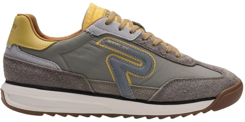 Replay Men's Gmsib Sneaker, 039 Mil Grn, 6.5 UK