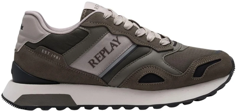Replay Men's GMSG6 Trainers, 039 MIL Green, 41 EU, 039 Mil Green, 7 UK