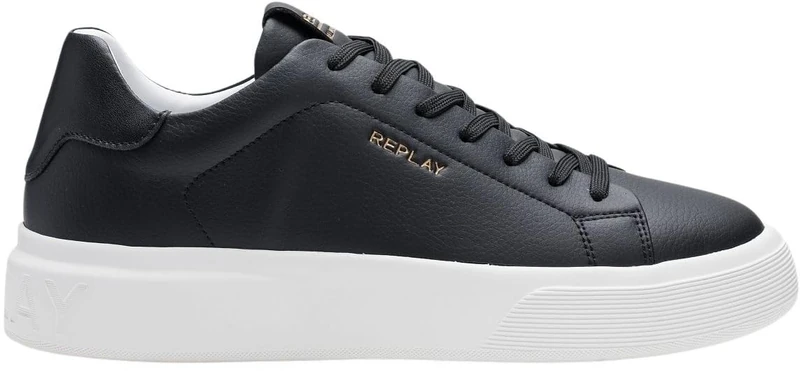 Replay Men's Gmz7o Sneaker, 003 Black, 9 UK
