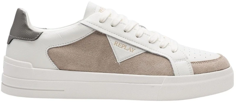 Replay Men's GMZ7D Trainers, 3513 Beige TOFU, 41 EU, 3513 Beige Tofu, 7 UK