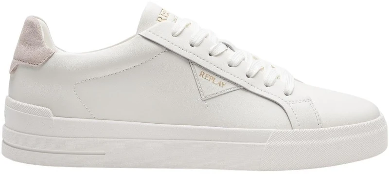 Replay Men's GMZ7D Trainers, 807 Off WHT Beige, 46 EU, 807 Off Wht Beige, 12 UK
