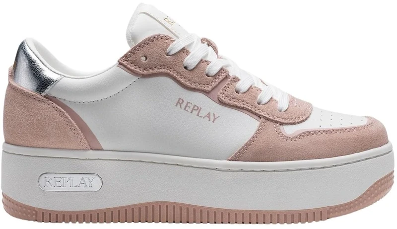 Replay Women's GWZ5O Trainers, 885 Pink White, 40 EU, 885 Pink White, 8 UK