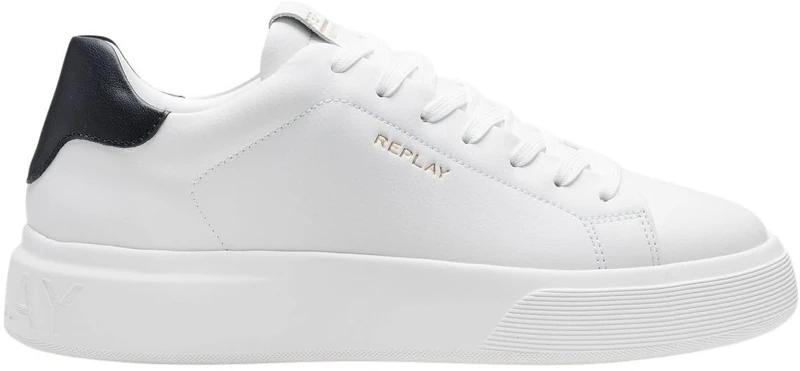 Replay Men's GMZ7O Trainers, 061 White, 46 EU, 061 White, 12 UK