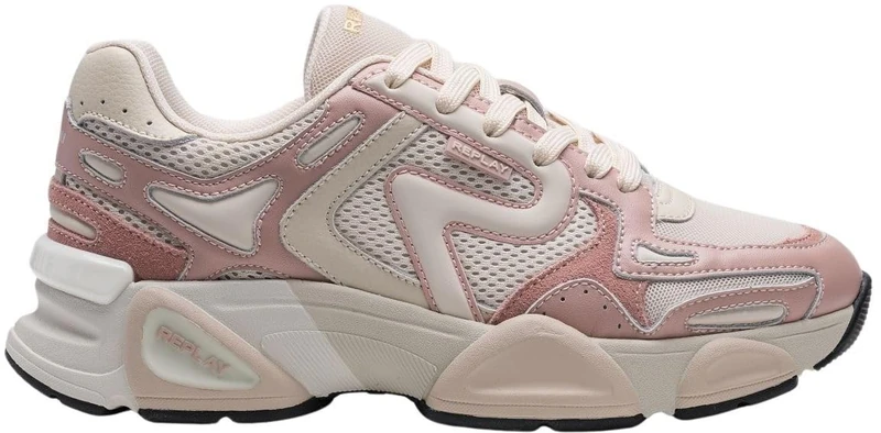 Replay Women's Gws9n Sneaker, 173 Dk Pink, 3.5 UK