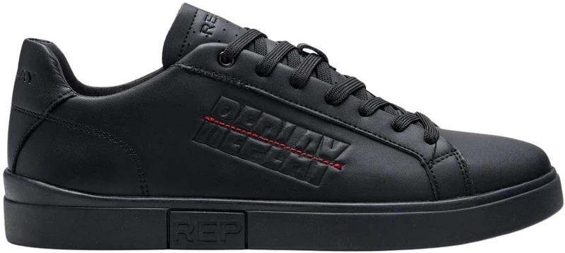 Replay Men's Gmz3p Sneaker, 003 Black, 9 UK