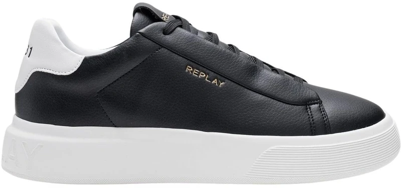 Replay Men's GMZ7O Trainers, 003 Black, 45 EU, 003 Black, 11 UK