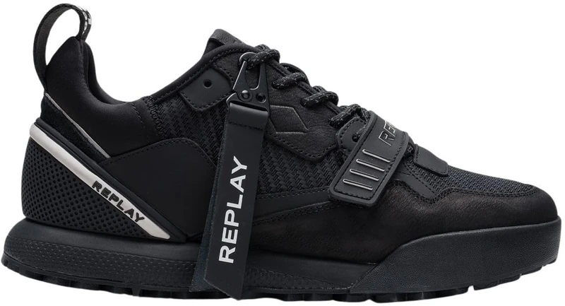 Replay Men's Gms8l Trainers, 003 Black, 9 UK