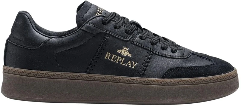 Replay Men's GMZ8B Trainers, 003 Black, 42 EU, 003 Black, 9 UK
