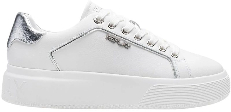 Replay Women's Gwz8f Sneaker, 061 White, 5 UK