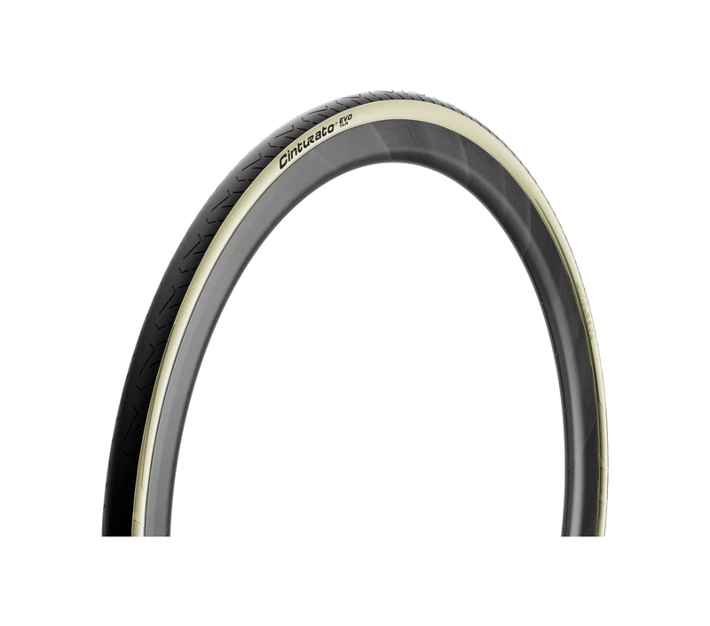 Pirelli Cinturato EVO TLR Tubeless Ready Folding Bike Tyre, 700 x 30c, Retro