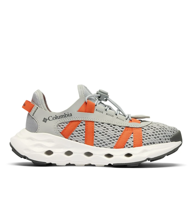 Columbia Youth Drainmaker XTR, Water Sports Shoes, Steam/Tangy Orange, 1 Regular