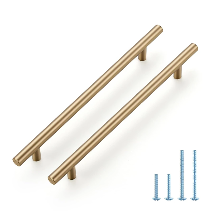 Joy Decor Champagne Bronze Cabinet Pulls Drawer Pulls 7-1/2 Inch CC 45 Pack