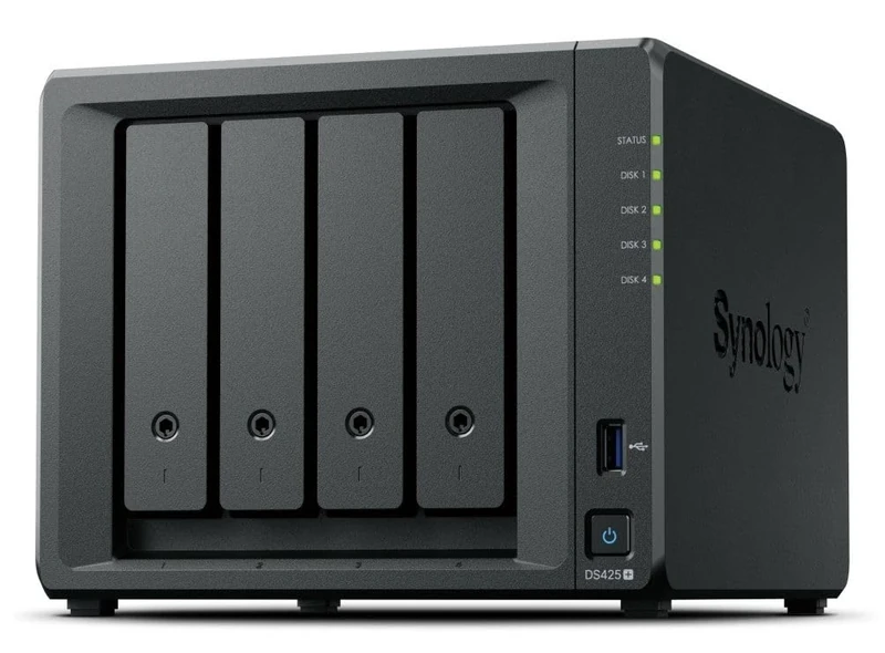 Synology DiskStation DS425+ NAS/storage server Intel® Celeron® J4125 2 GB DDR4 0 TB - Black