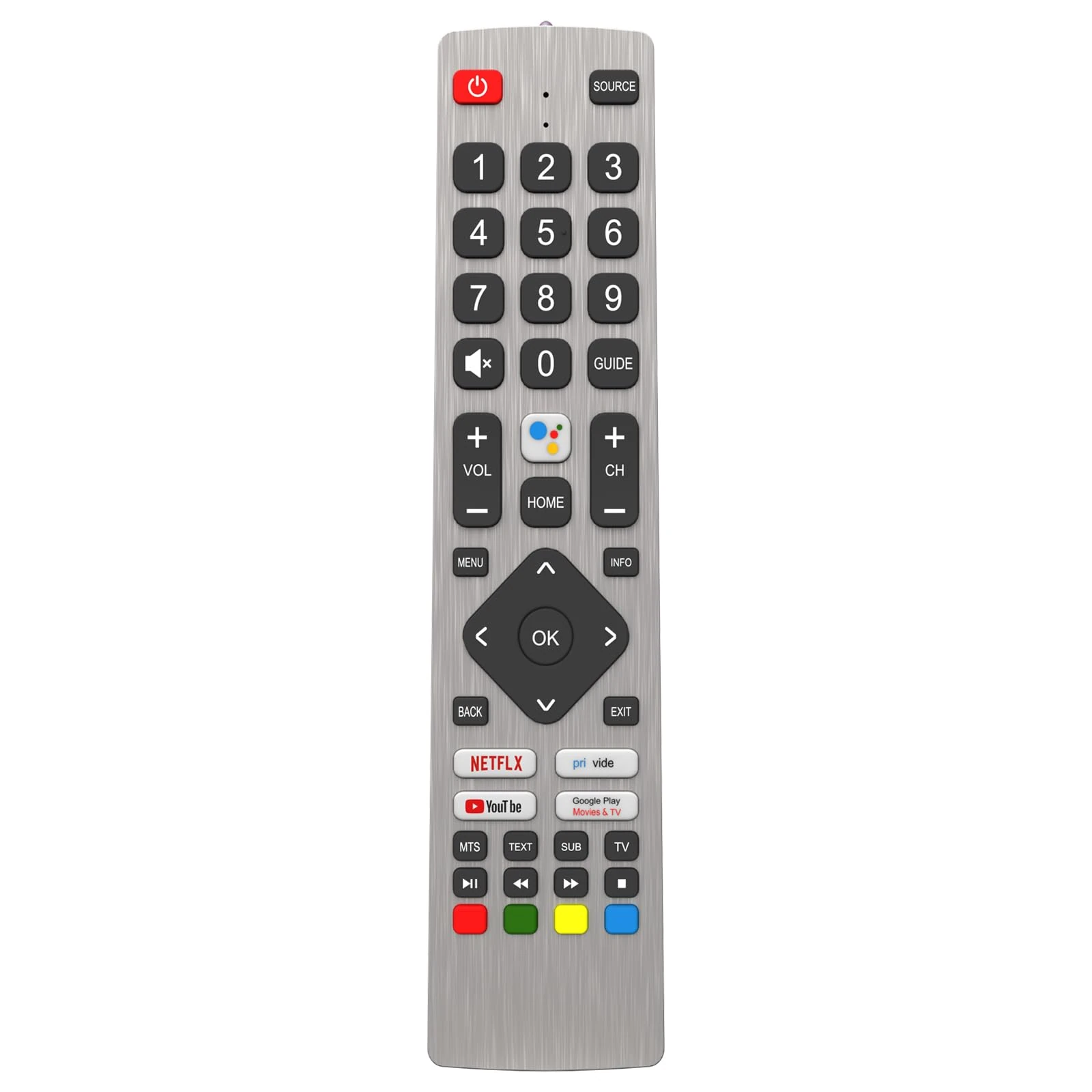 FOXRMT Replacement Sharp TV Remote Control, Universal for Sharp TV Remote Remote Control for Smart TV with 4 Shortcuts Button, No Setup Required