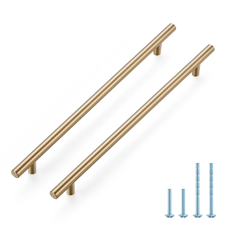 Joy Decor Champagne Bronze Cabinet Pulls Drawer Pulls, 10 Inch CC, 45 Pack