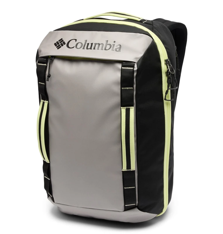 Columbia Unisex Landroamer Travel Backpack, Backpack, Flint Grey/Black/Citron Haze, One Size