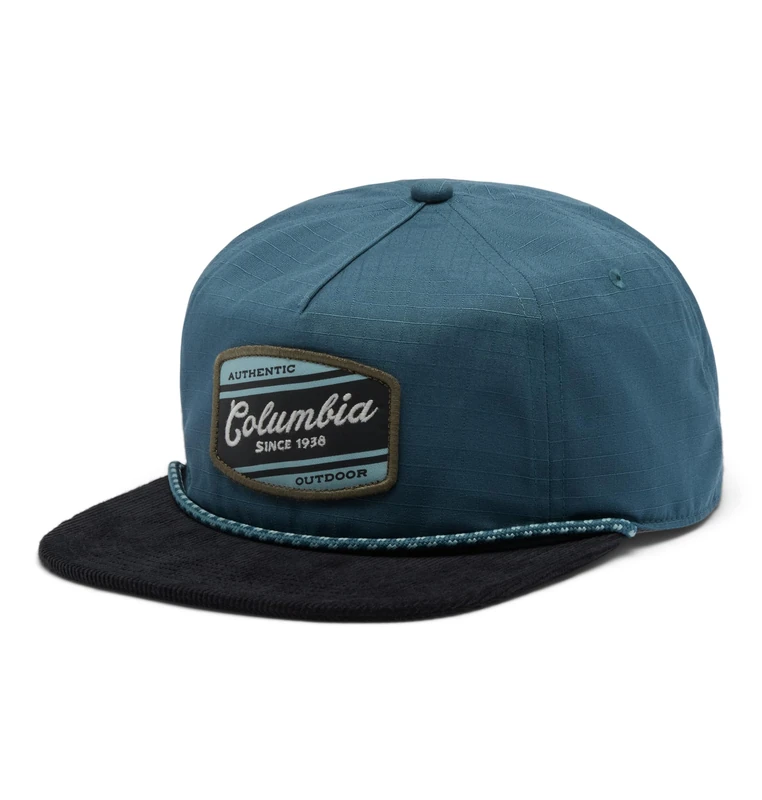 Columbia Unisex-Adult Ratchet Strap Snap Back, Everblue/Black Corduroy, One Size