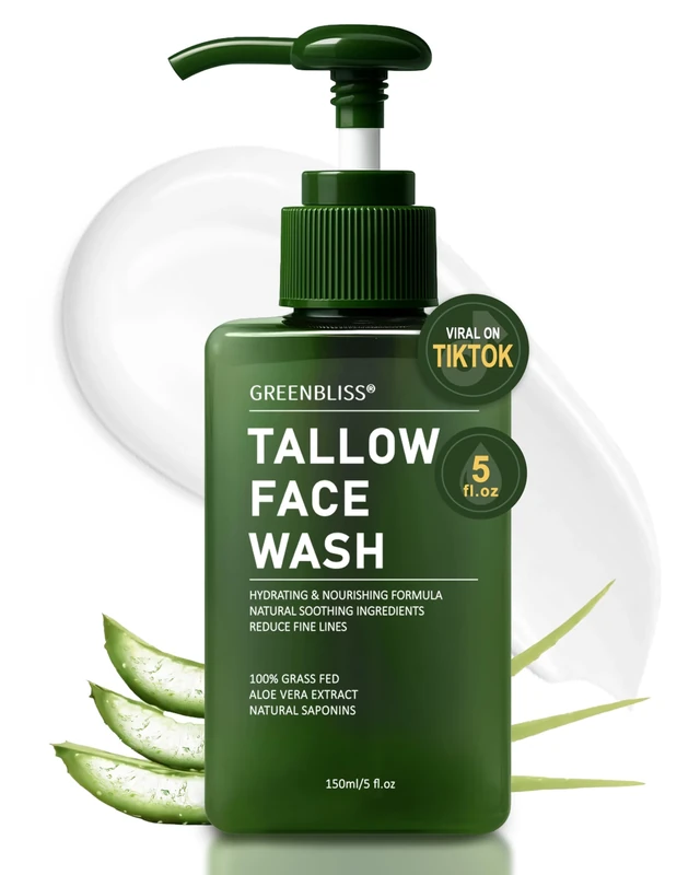 GreenBliss Beef Tallow Hydrating Cleanser - Gentle Moisturizer