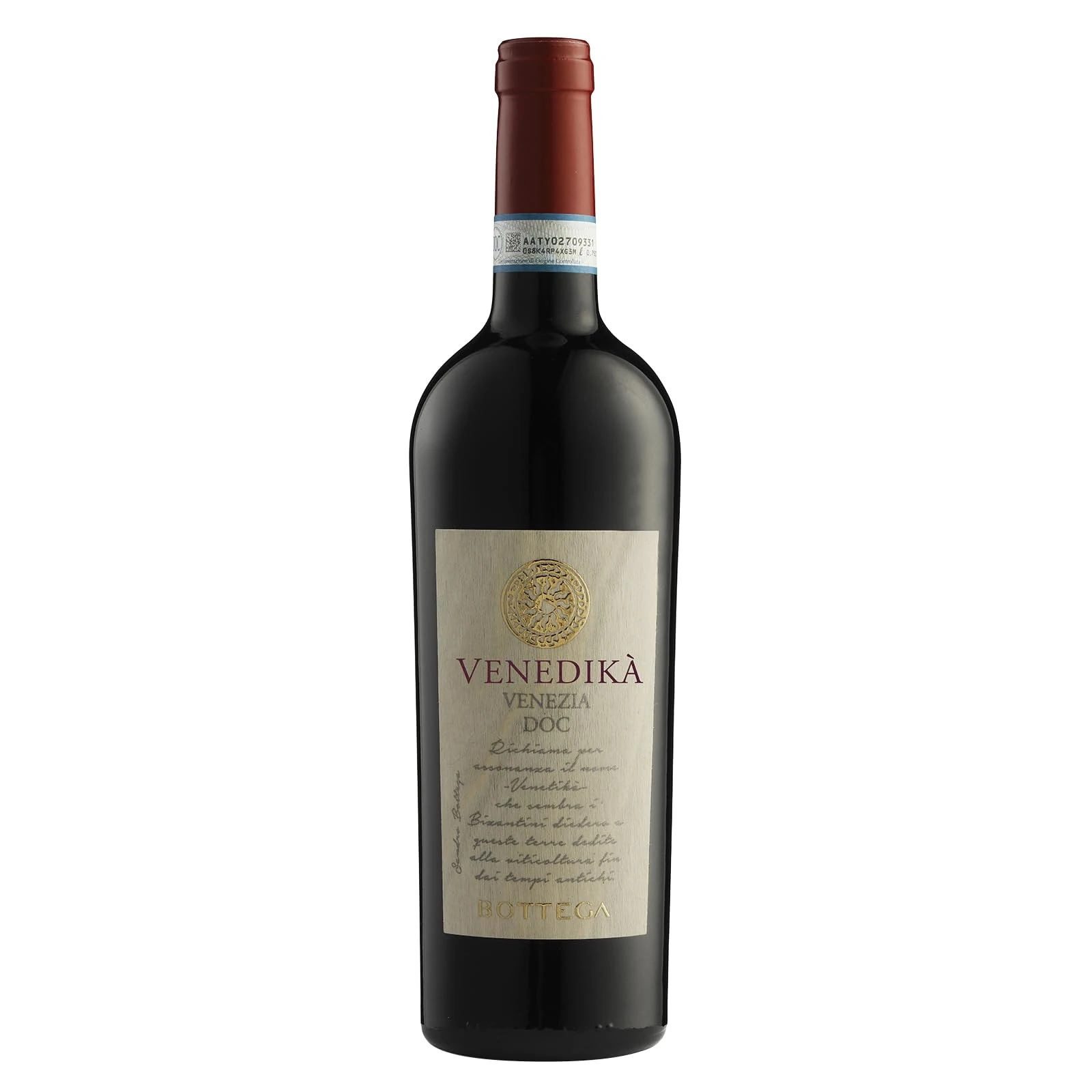 Bottega Venedika Rosso Venezia DOC Italian Red Wine - 750 ml (Pack of 6)