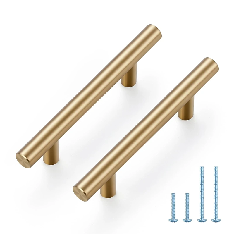 Joy Decor Champagne Bronze Cabinet Pulls Drawer Pulls, 3 Inch CC, 45 Pack