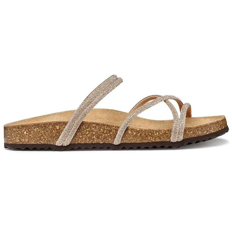 Geox Womens Brionia R I Flat Sandal, Rose, 7.5 UK