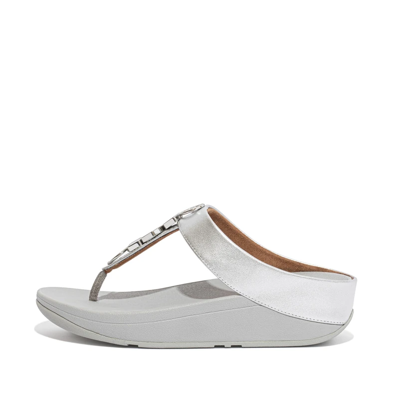 Fitflop FINO STONE TRIM TOE-POST SANDALS