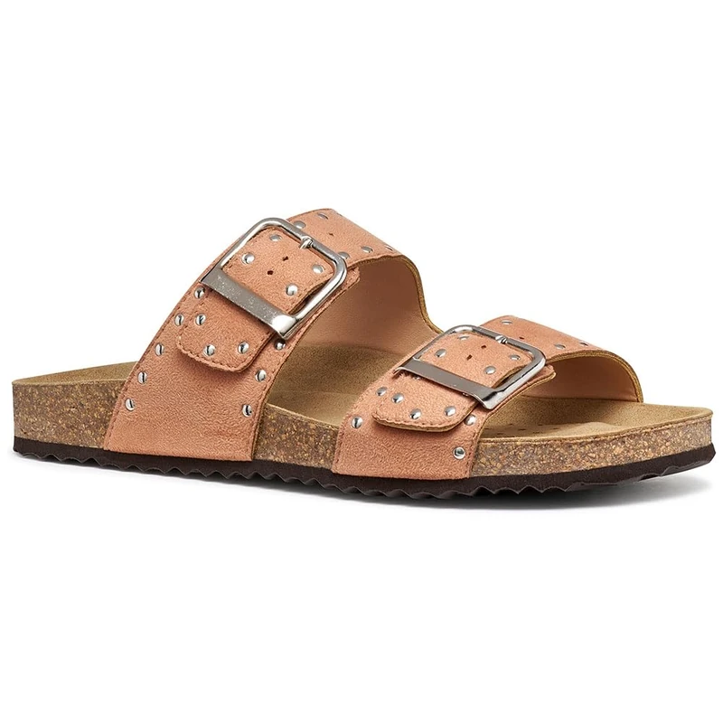 Geox Women D Brionia R I Flat Sandal, Old Rose, 8 UK