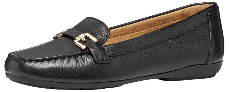 Geox Women's D ANNYTAH MOC B Moccasin, Black, 43 EU