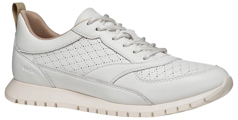 Geox Women's D Sukie 2.0 A Trainers, White, 41 EU
