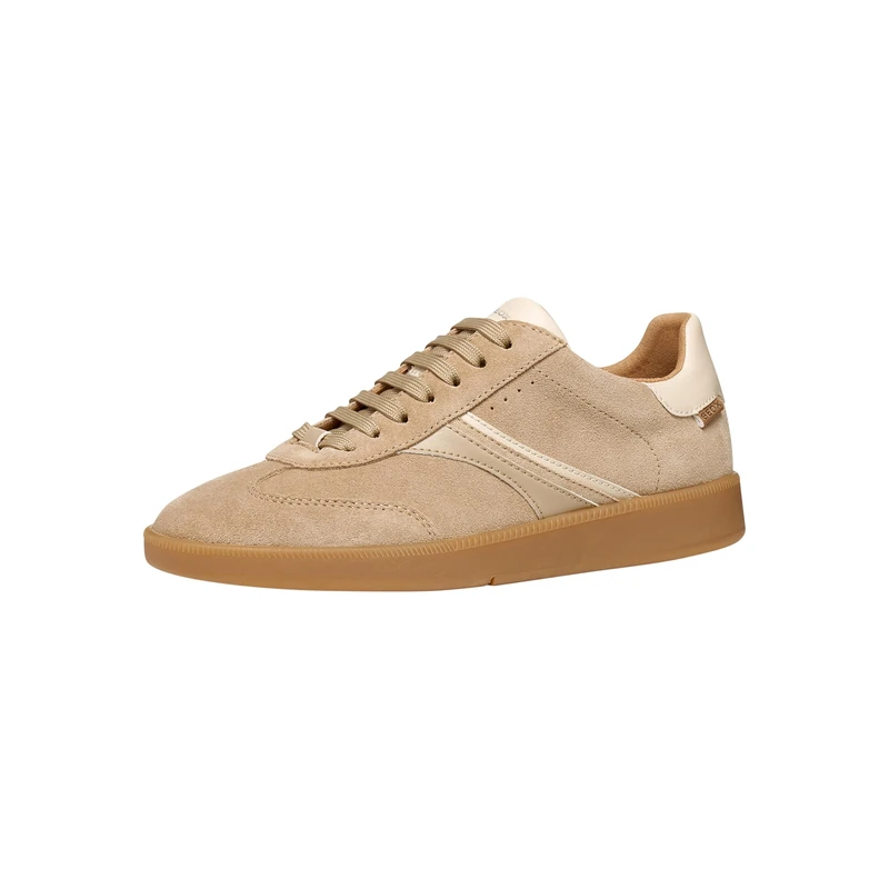 Geox Women's D MELEDA A Trainers, Cream, 38 EU