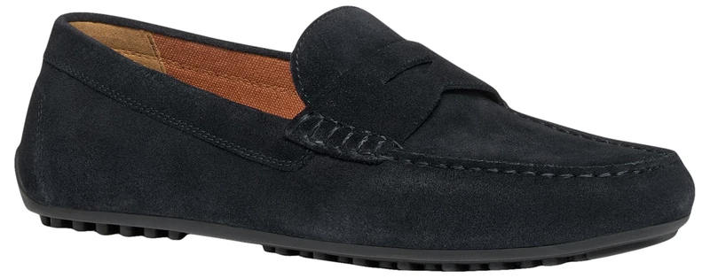 Geox Men's U ISTRIA B Moccasin, Navy, 45 EU