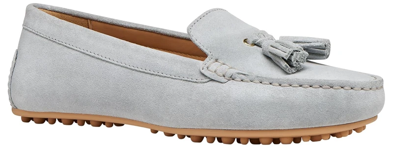 Geox Women's D Kalistena E Moccasin, Crystal, 40 EU