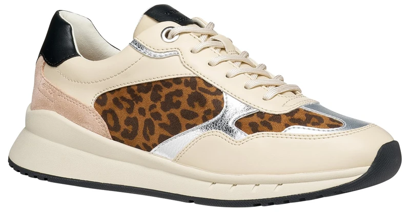 Geox Women D Octaviee A Sneaker, Natural Papyrus, 6 UK - Image 1