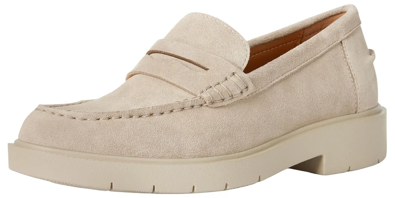 Geox Women's D SPHERICA EC1 B B Moccasin, Sand, 37.5 EU