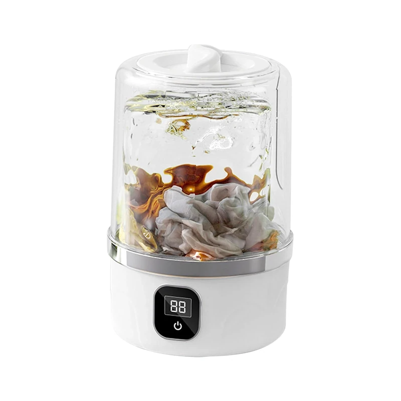 Underwear Washer Machine | Mini Washer for Underwear Cleaning | Rechargeable Baby Clothes Cleaning Appliance for Towels Delicates Socks