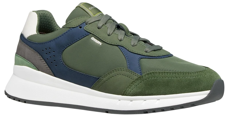 Geox Men U Branthon B Sneaker, Musk Dk Avio, 10.5 UK