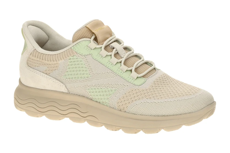 Geox Women's D SPHERICA Plus B Trainers, LT Sand, 38 EU - Image 1