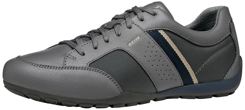 Geox Men U Ravex A Sneaker, Darkgray, 7 UK