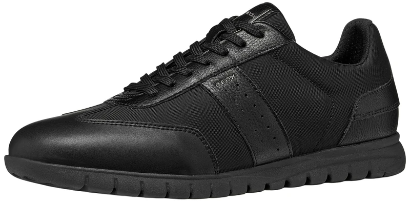Geox Men's U Flexride Zero B Trainers, Black, 45 EU