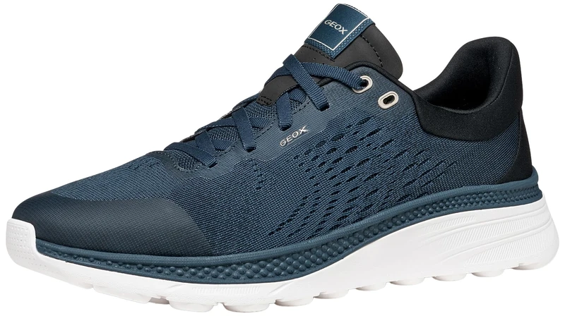 Geox Men's U SPHERICA ACTIF X1 Trainers, DK AVIO/Black, 40 EU