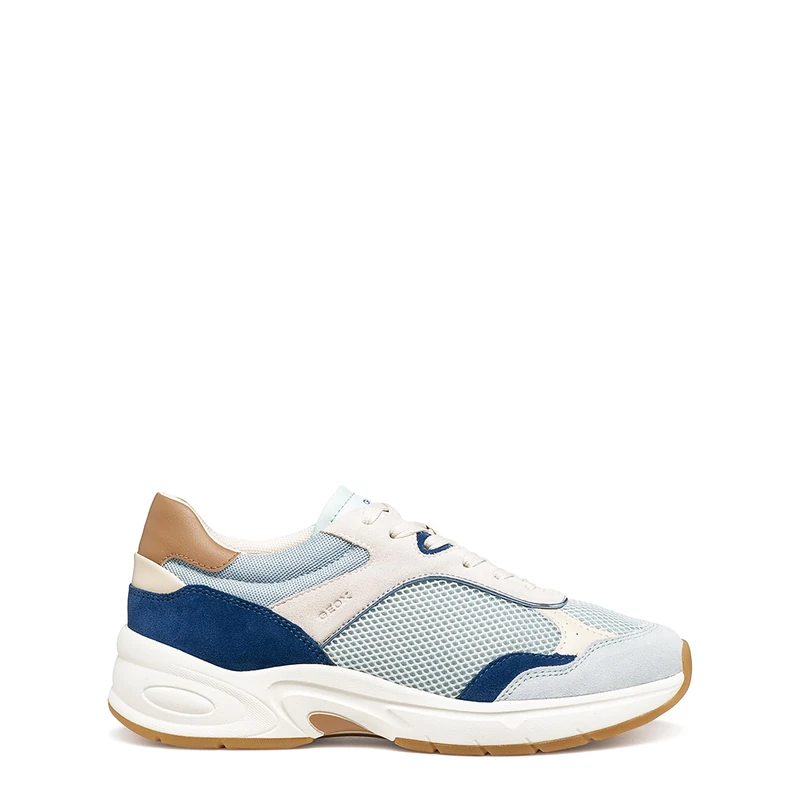 Geox Women's D Zarvia A Trainers, Crystal, 41 EU