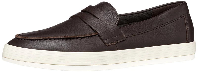 Geox Men's U Serifos I Moccasin, Coffee, 44 EU - Image 1